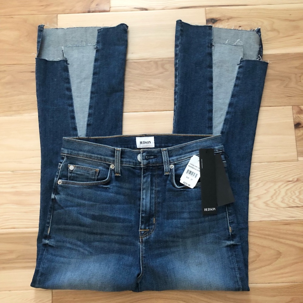 NWT❗️Hudson High Rise Holly Crop Flare Jeans - Picture 4 of 11